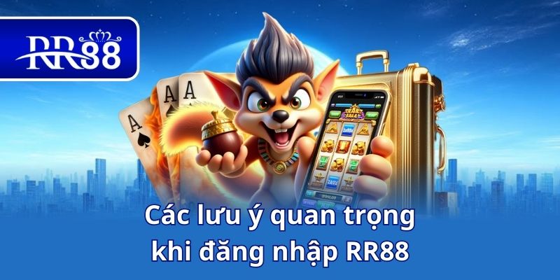 Các lưu ý quan trọng khi đăng nhập RR88
